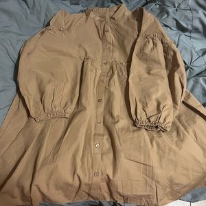 Brown Midi dress